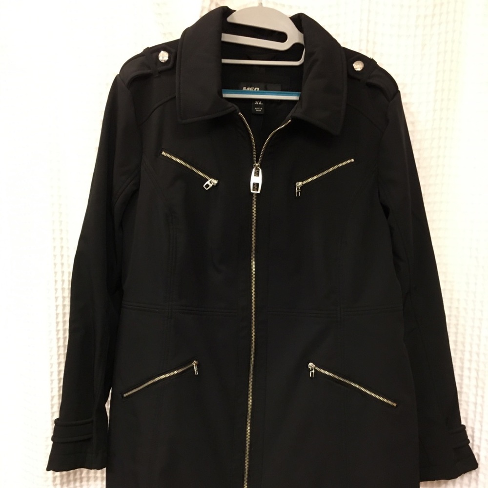 Miss Sixty Above-the- Knee Tailored Coat, size XL